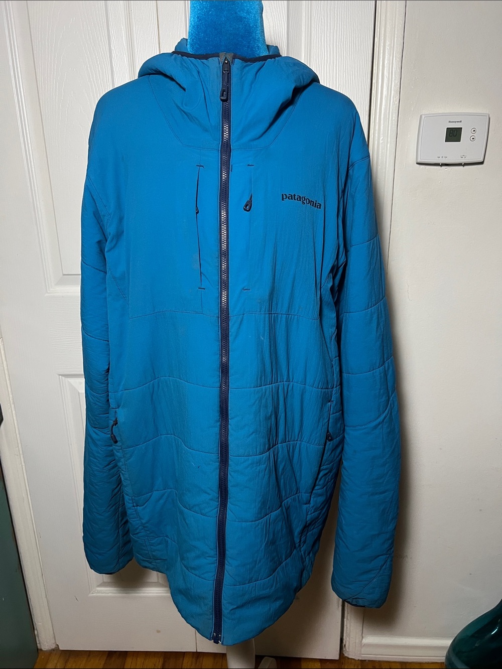 Patagonia Nano Air Hoodie Zip Up Jacket Men’s XL Grecian Blue